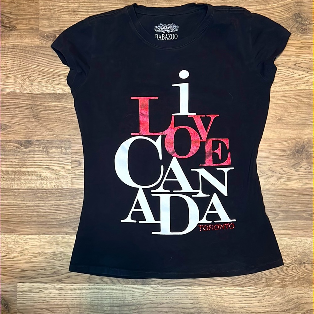 Babazoo "I Love Canada Shirt" Size Large